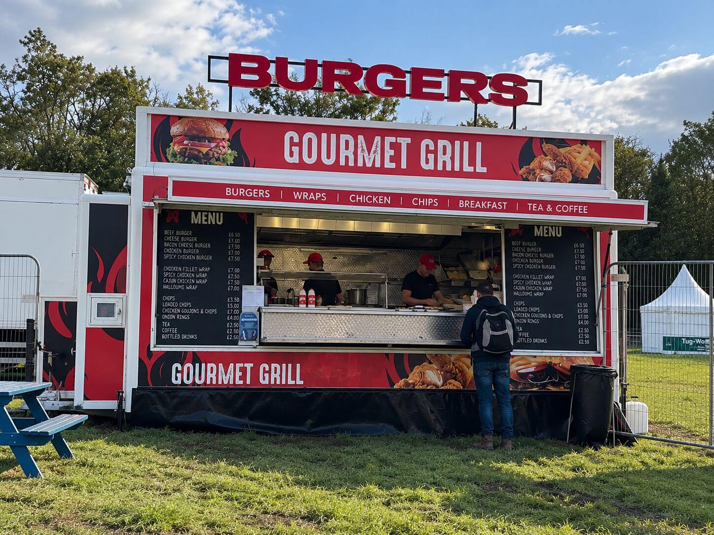 Gourmet Grill Burgers Truck